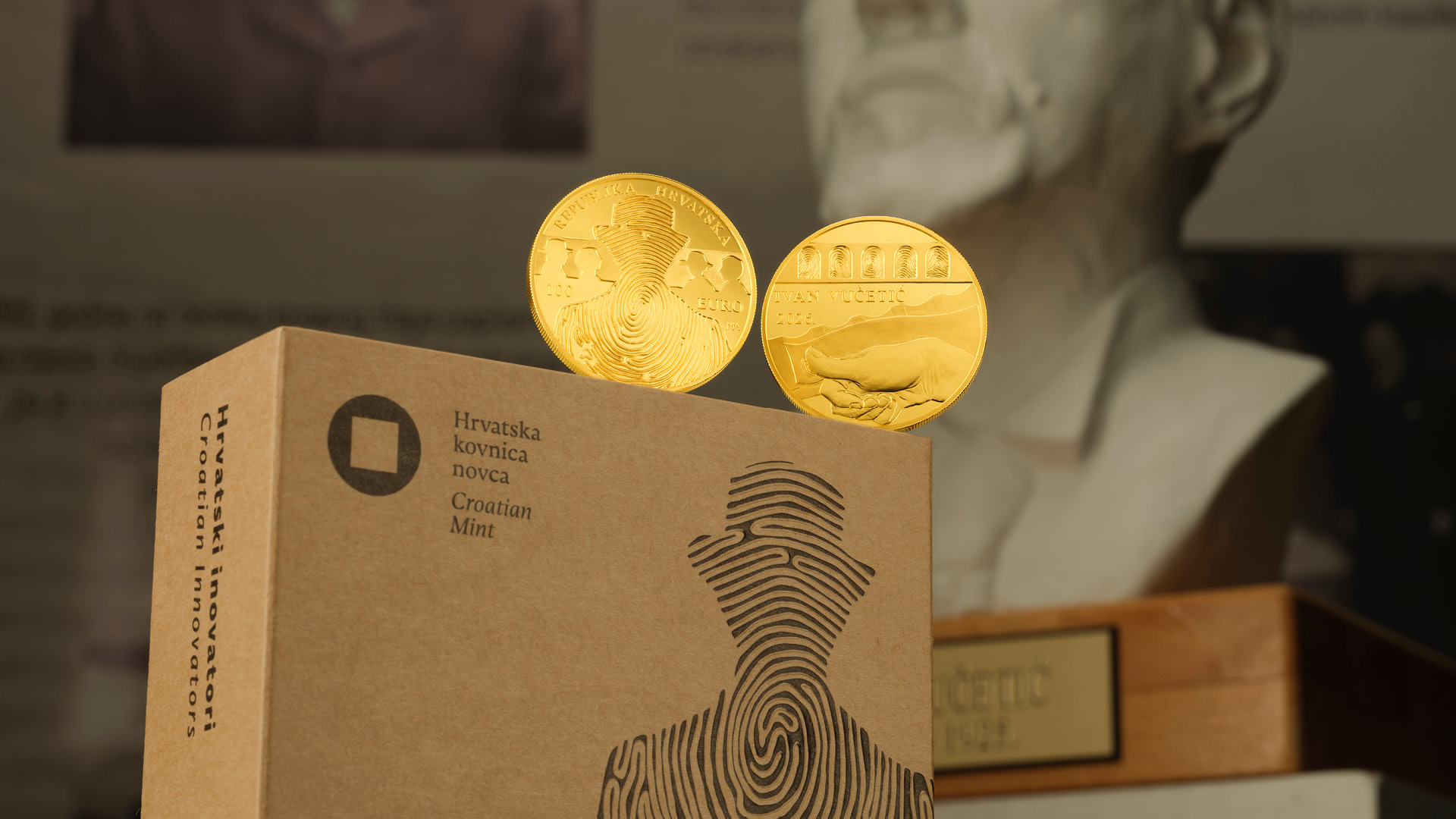 “Ivan Vučetić’s Innovations” gold collector coins and silver collector coin