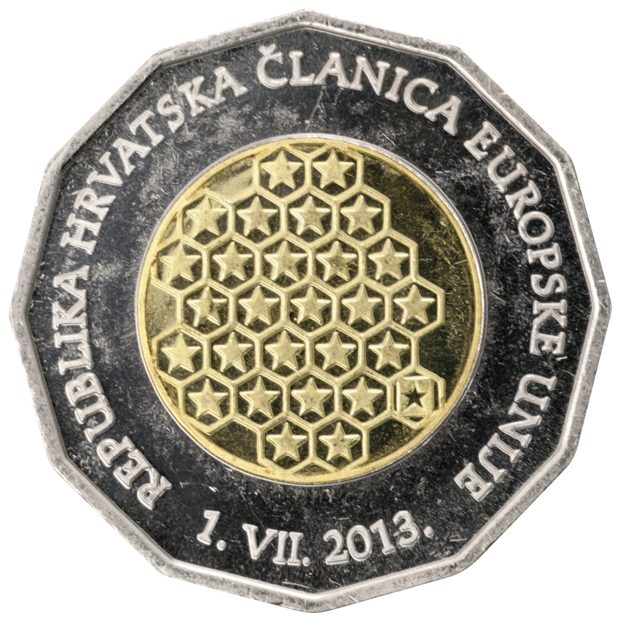 25 kuna - Republic of Croatia - a Member of the European Union - 1 July 2013