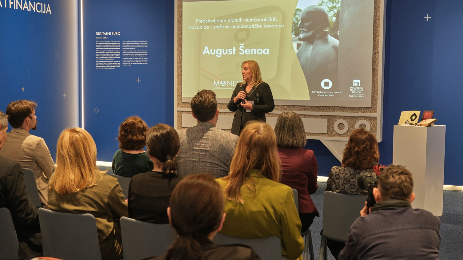 CNB presents collector coins “August Šenoa” at Moneterra – The Money Museum of the Croatian National Bank