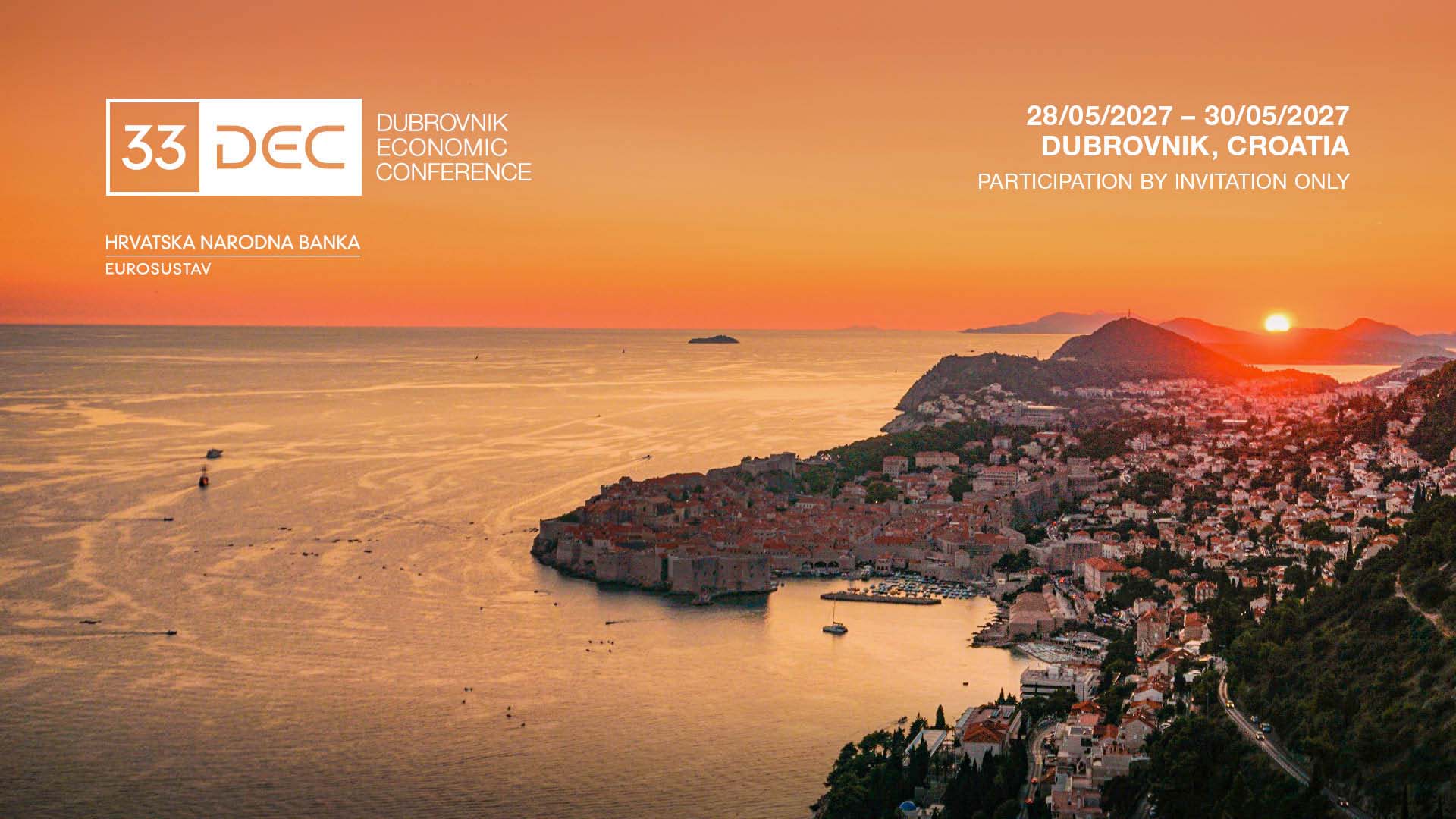 The 33rd Dubrovnik Economic Conference